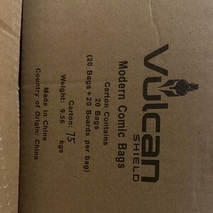 Vulcan Shield Modern Comic Bags and boards - Lot of 400 New!